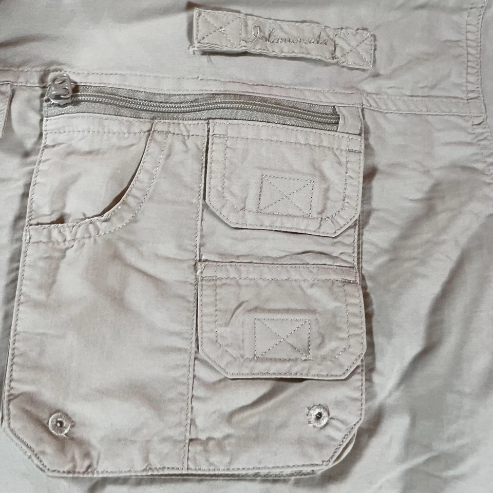 Quest Vented Shirt Mens 2XL XXL Tan Button Down Fish Outdoor Fishing Camp Boat - Image 4 of 4