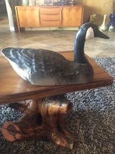 OLD Estate DECOY - CANADIAN GOOSE  Rare " Famous Model Perfect " LABEL-STAMPED