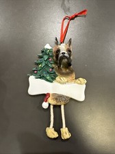 Boxer Dog Personalized Christmas Ornament