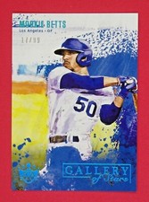 2021 Diamond Kings Mookie Betts 17/99 Gallery of Stars Holo Blue #13 Dodgers