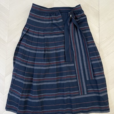 Christian Dior Prêt-à-Porter / Navy Stripe Skirt / Japan license 