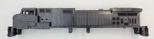 Athearn 49800 HO Scale Black Unpainted C44-9W Diesel Body Shell