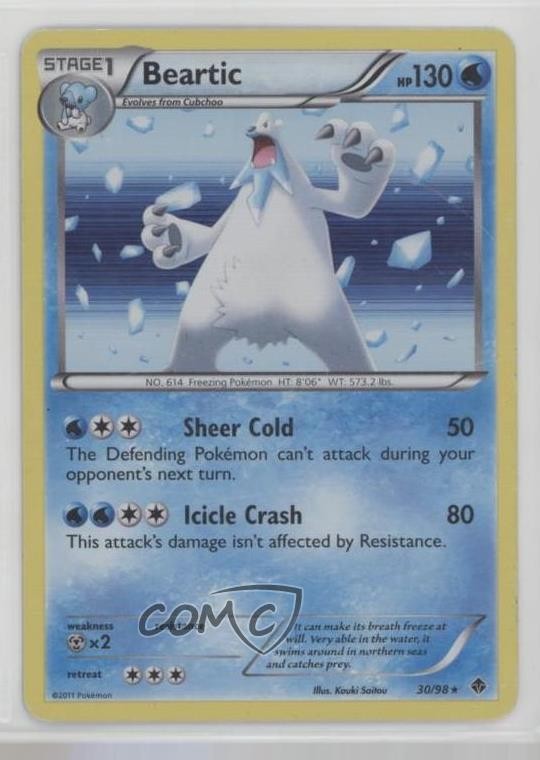 Beartic Pokémon Black & White: Emerging Powers #30