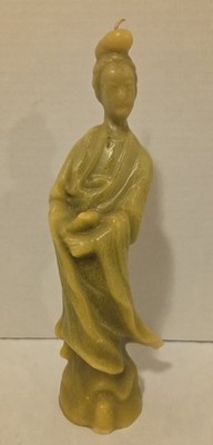 Jade Colored Asian Candle