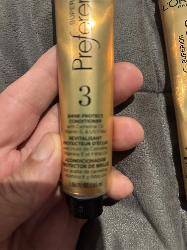 Lot Of 9 Loreal Superior Preference 3 Shine Protect Conditioner 1.86 Fl Oz Ea - Image 4 of 4