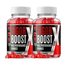 2-Pack Vigor Boost Gummies for Men   VigorBoost X Male Gummies - 120 Gummies