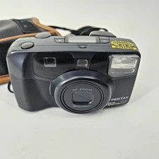 Pentax IQZoom 115 35mm Point & Shoot Film Camera with case