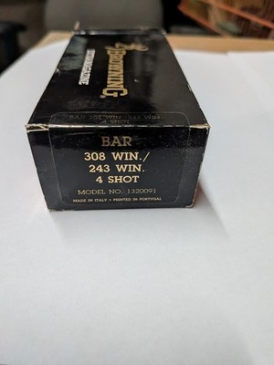 Browning BAR 308/243 4 shot