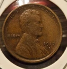 1917 S Lincoln Wheat Cent VF Semi Key Date San Francisco Mint USA Penny 1c