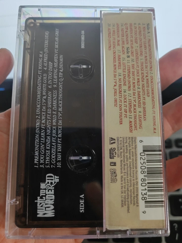 Eminem, Slim Shady – Music To Be Murdered By sealed cassette - Image 2 of 2