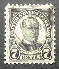 639 used 1927 7c William McKinley assassinated President 1935 cancel