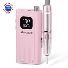 Nail Drill Electric Rechargeable 30000RPM Purple SC300F MelodySusie Entry-Level