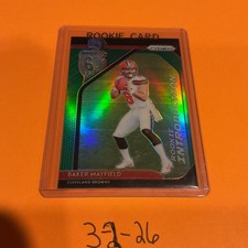 2018 Prizm - Baker Mayfield Rookie Introduction #RI-1 Green Prizm RC Short Print
