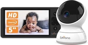 Video Baby Monitor, 2 way talk, night vision, long battery life, PTZ aiming