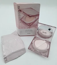 CLIO Kill Cover Mesh Glow Cushion 15g + Refill 15g 24W Sand NIB