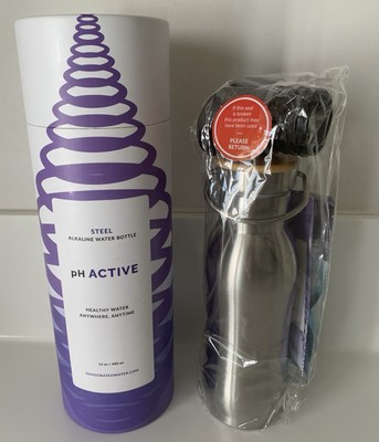 pH Aktiv Isolierflasche 14oz Gefilterte Alkalische Flasche - Edelstahl