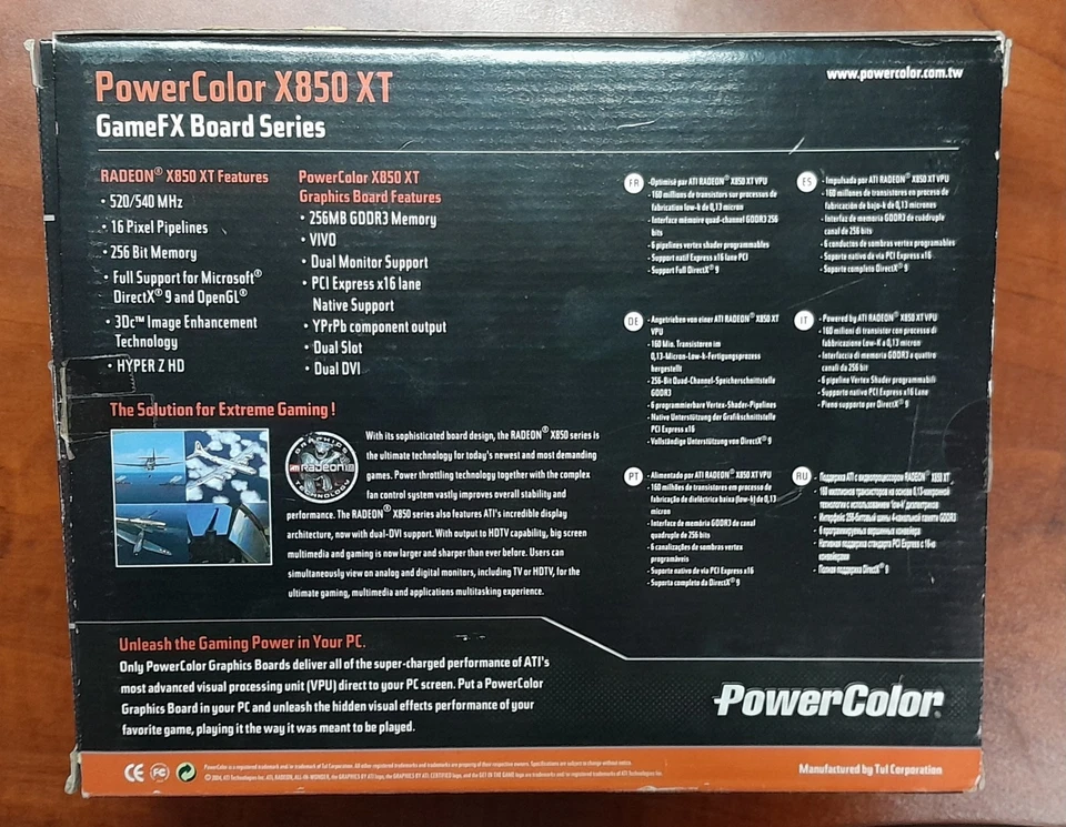 PowerColor X850 XT - ATI Radeon 256MB Complete - PCI-e - Image 2 of 4