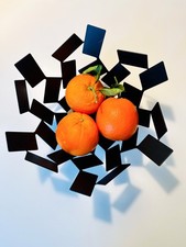 Fruttiera Alessi originale “La stanza dello Scirocco” in acciaio nero