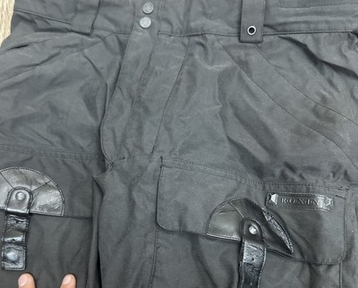 Burton Ronin Black Snowboarding Dry Ride Ski Pants Cargo Style