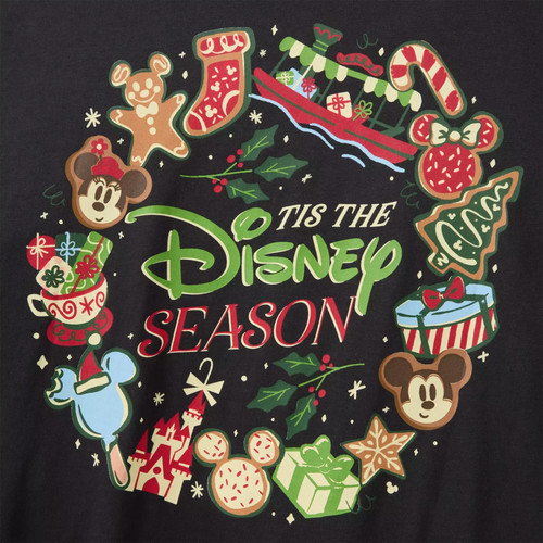 Disney Parks 2025 CHRISTMAS Mickey Mouse Icon "Tis the Disney Season" T-Shirt S - Picture 5 of 7