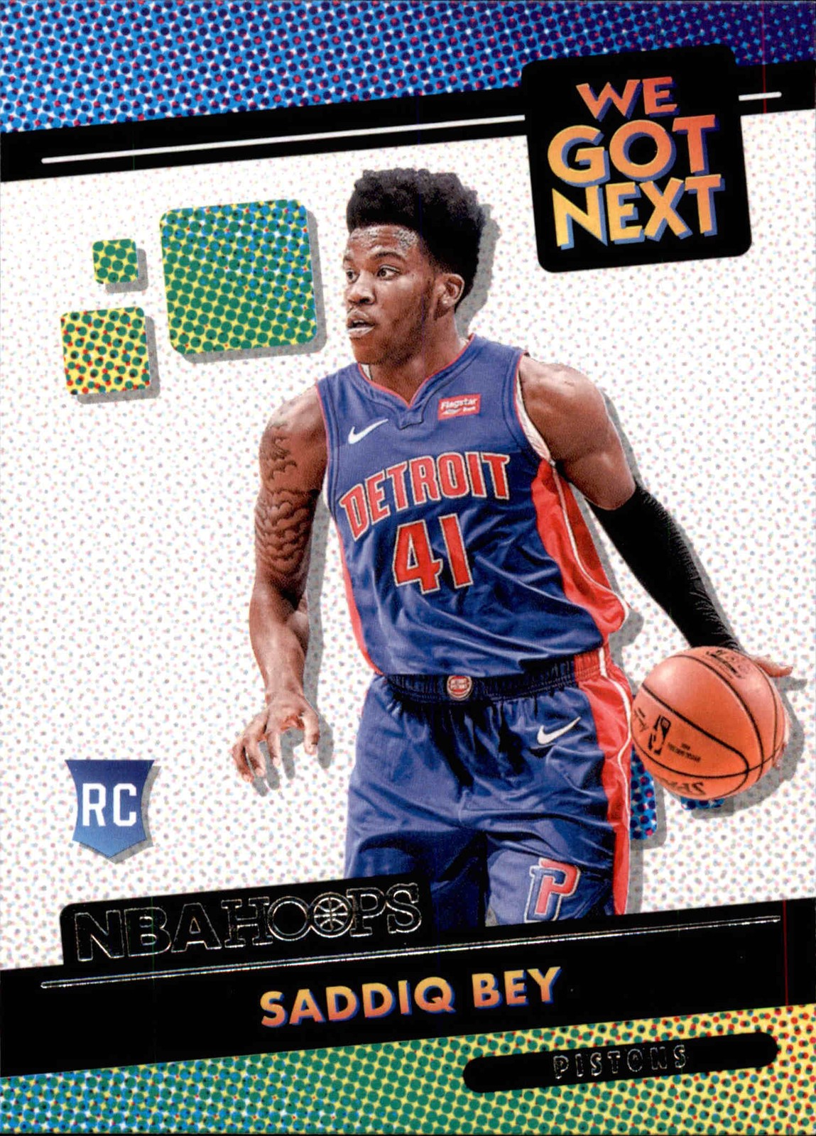 2020-21 Hoops We Got Next #19 Saddiq Bey Rookie RC Card