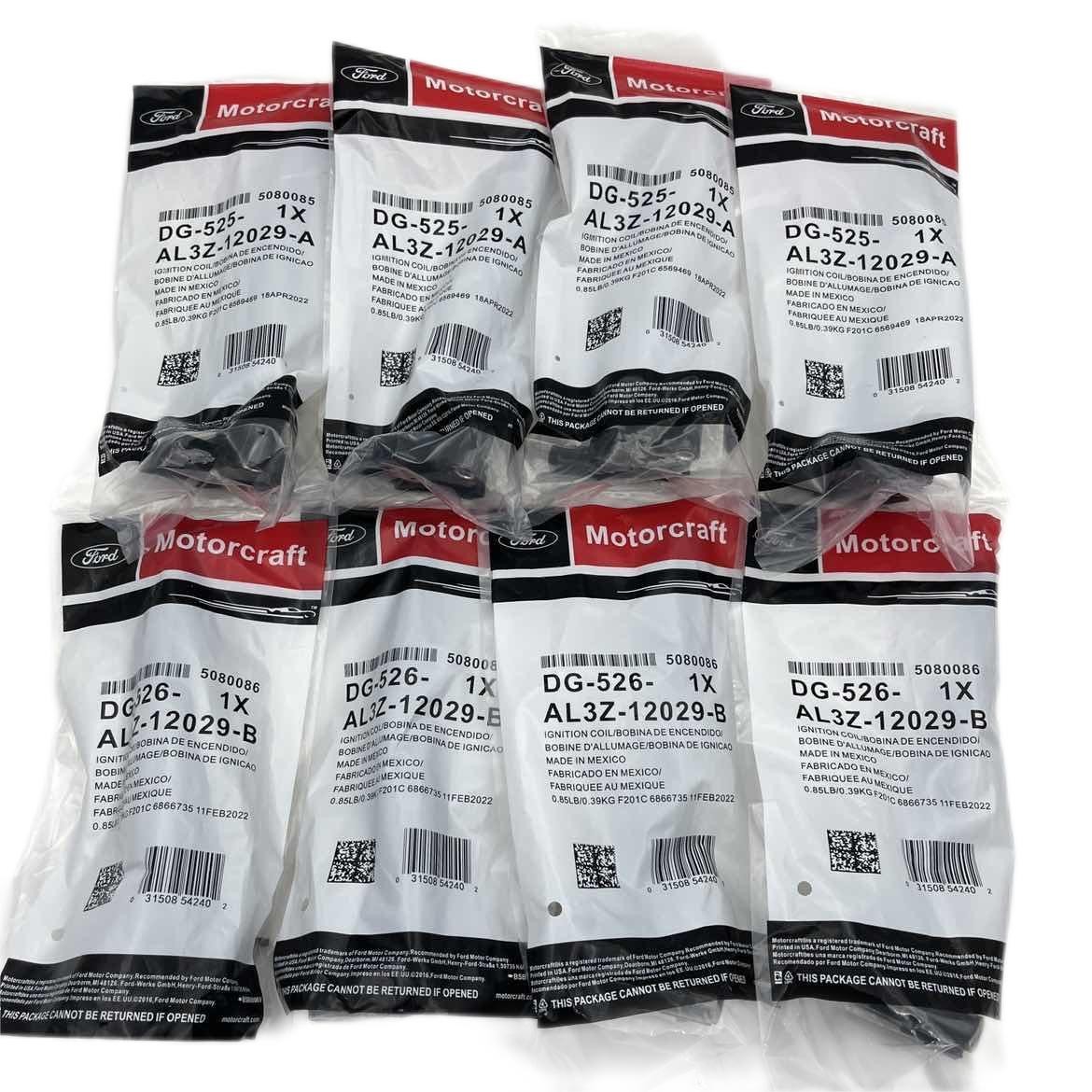 8X DG525 & DG526 For Ford F250 F350 Super Duty 6.2L-V8 Motorcraft Ignition Coils