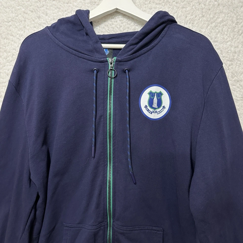 Everton FC EPL Premier League Soccer Full Zip Hoodie Sweatshirt Blue Sz XL - Image 4 of 4