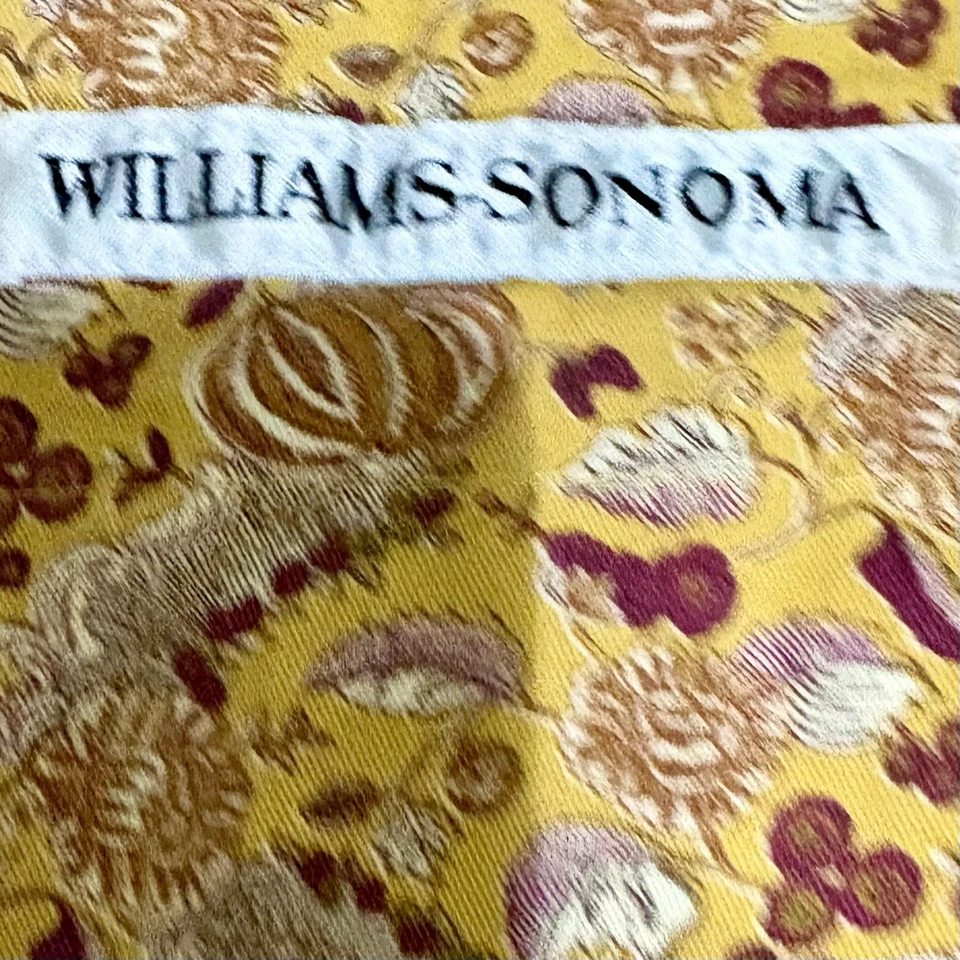 Williams Sonoma 秋季收获 🍂 成人围裙 - 美国制造 - 花卉南瓜 — 第 2/4 张图片