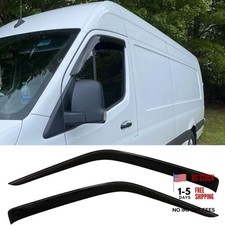 Original 2pcs Wind Deflector, Outside Mount Tape-On For 2019-2025 benz Sprinter