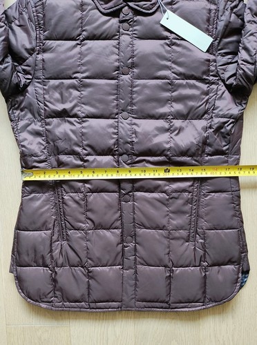(NWT) J.Lindeberg Overshirt Down Jacket - Burgundy - S - Picture 13 of 16