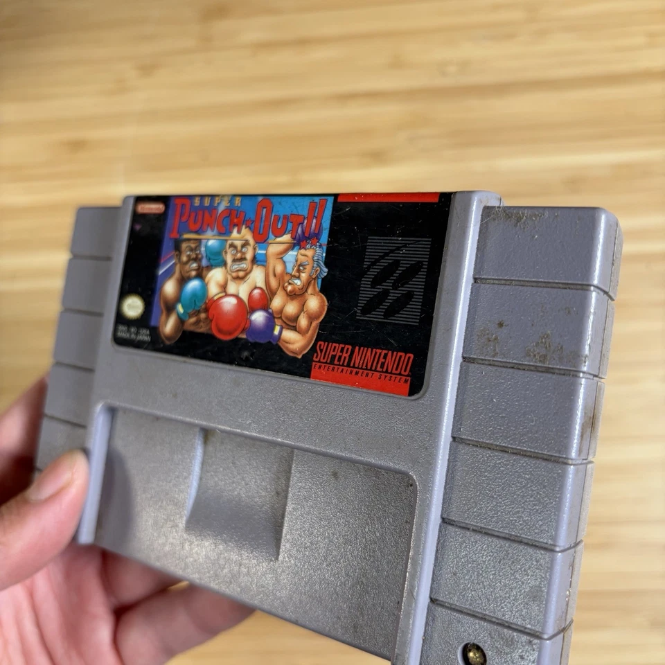 Vintage Video Game Super Punch-Out SNES Super Nintendo 1994 Genuine - Image 2 of 4