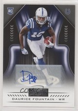 2018 Panini Playbook Rookies Signatures Daurice Fountain #179 Auto 03xg