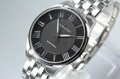 [mit Box] HAMILTON Jazzmaster Auto H425350 schwarz Edelstahl Swiss Made...