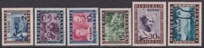 Indonesia, 1948, local, official stamps - REPOEBLIK, Vienna print, RESMI ovpt