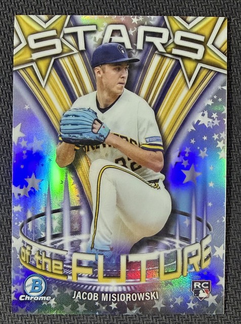 Jacob Misiorowski 2026 Bowman Chrome Rookie Stars of the Future Brewers #SF-6