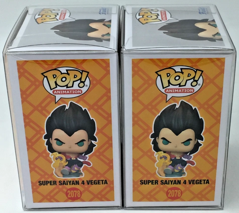 Funko Pop! Dragon Ball GT SS 4 Vegeta #2078 Cáliz SE Common CHASE Juego de 2 Foto 3 de 4