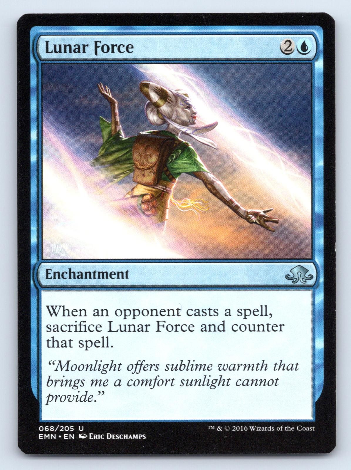 Lunar Force 68 Uncommon Eldritch Moon Magic: The Gathering Near Mint