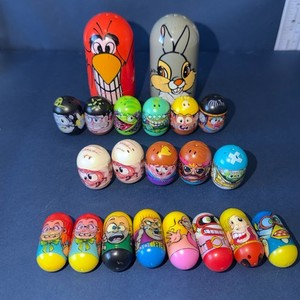 Vintage Mighty Beanz Mixed Random Bundle Lot Different Sizes LOT OF 21