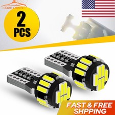 2X AUXITO LED Back Reverse Up License Plate Light Bulb T10 194 2825 Super Bright