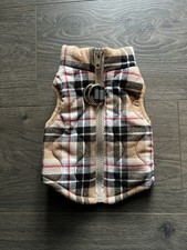 Luxury DOG/PUPPY THICK WINTER Jacket/ Coat. Cute Design, Tan Color.