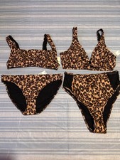 Aerie Leopard Print Swimsuit Choose Top or Bottom Sizes S-XL NWT