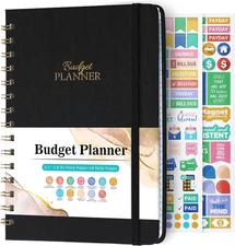 Budget Planner - Budget Book with Bill Organizer and Expense Tracker, 6.1" X 8.2
