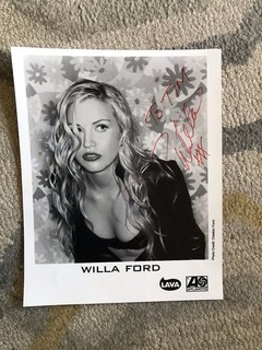 Willa Ford Autographed Signed 8 x 10 Black And White Photo “To Tim”