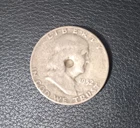 1952 Franklin Half Dollar Junk 90% Silver Coin