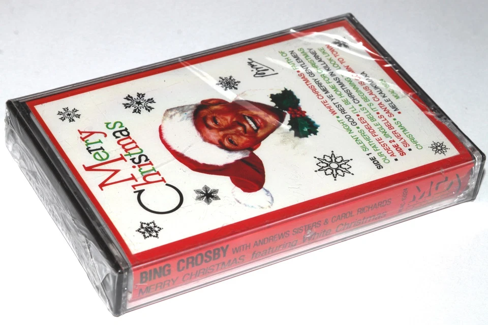 Bing Crosby - Merry Christmas (Cassette Tape 1984) Holiday Music NEW SEALED - Image 3 of 4