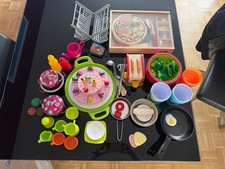 HOCHWERTIGES HOLZ ZUBEHÖR Kinderküche Spiel...