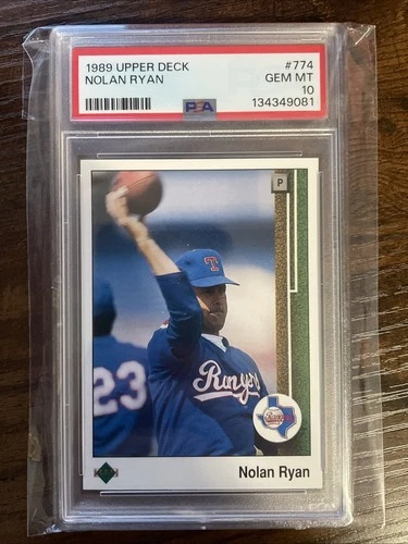1989 Upper Deck - Nolan Ryan #774 PSA 10 Freshly Graded