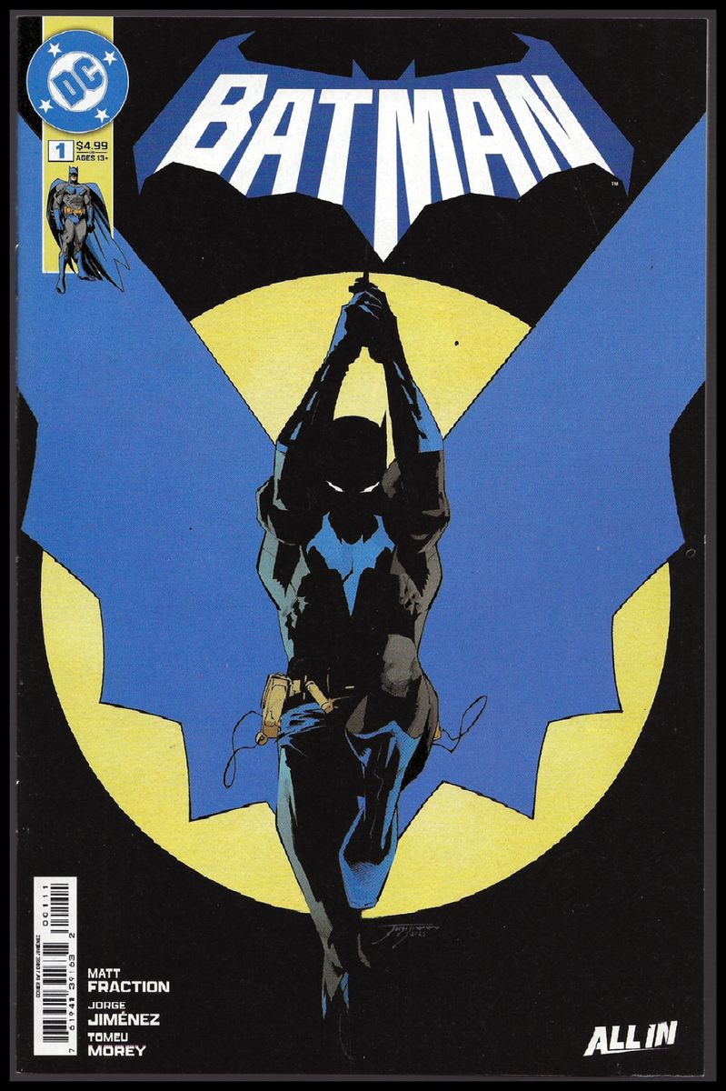BATMAN #1-A (2025) JORGE JIMENZ MAIN CVR 1ST PRINT ALL-IN DC