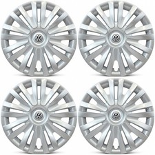 2010-2014 Volkswagen Golf Style 15 Replacement Vw Hubcaps 507-15s Logo Set4