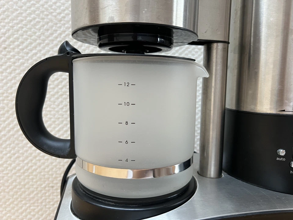 Cloer Type 572 Kaffeemaschine edelstahl/schwarz - Design Klassiker - Selten - Bild 3 von 4